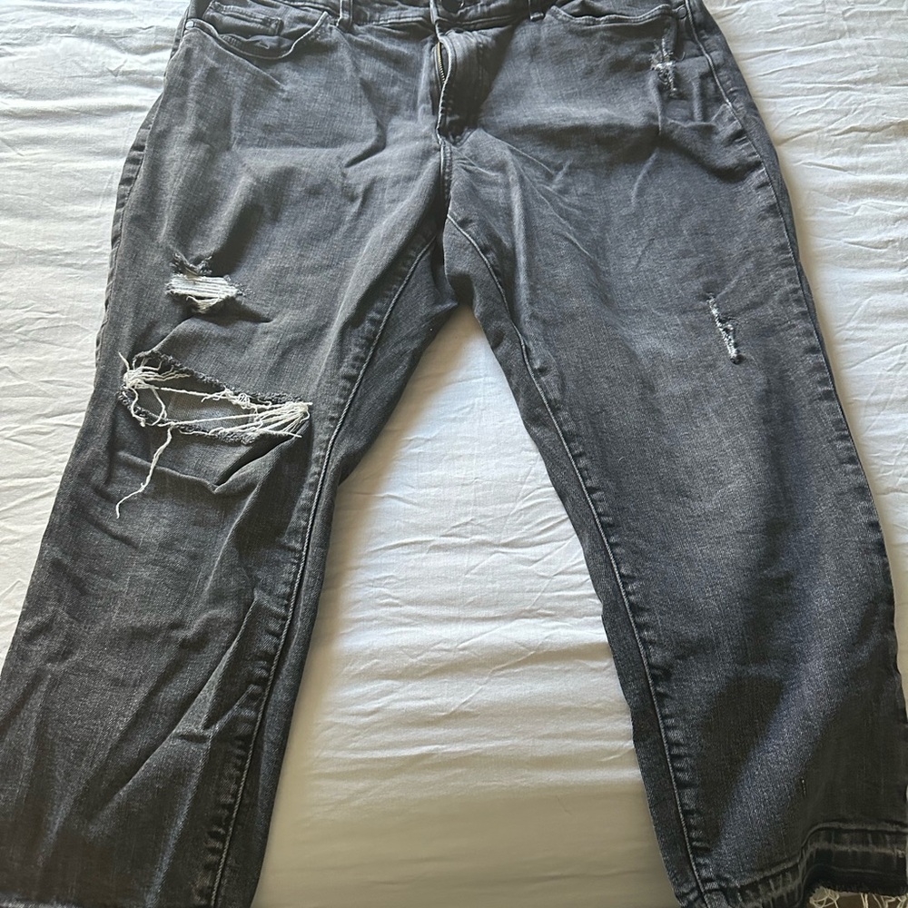 a.n.a Gray Straight Leg Women's Jeans